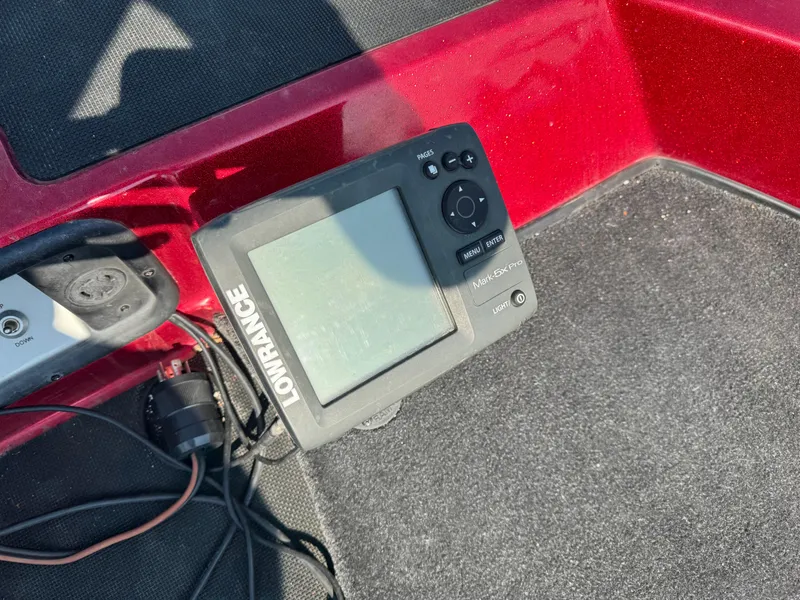 Slide: The Image of Lowrance fish finder on a 2015 Nitro ZV 18 boat. - 13