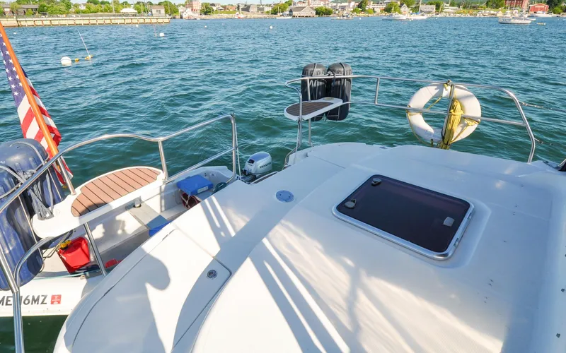 Slide: The Image of Hunter 45CC - Coralee - Aft Deck - 10