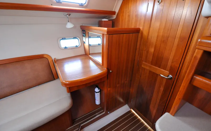 Slide: The Image of Hunter 45CC - Coralee - Aft Cabin - Storage - 111
