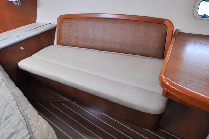 Slide: The Image of Hunter 45CC - Coralee - Aft Cabin - Settee - 113