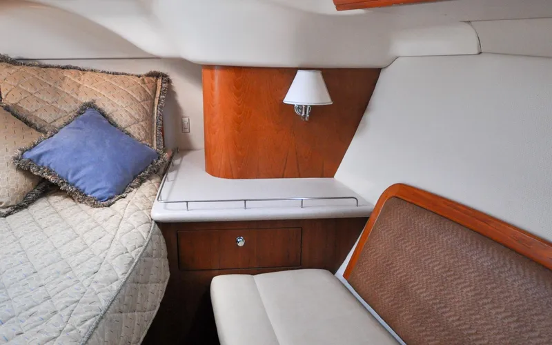 Slide: The Image of Hunter 45CC - Coralee - Aft Cabin - Side Table - 114