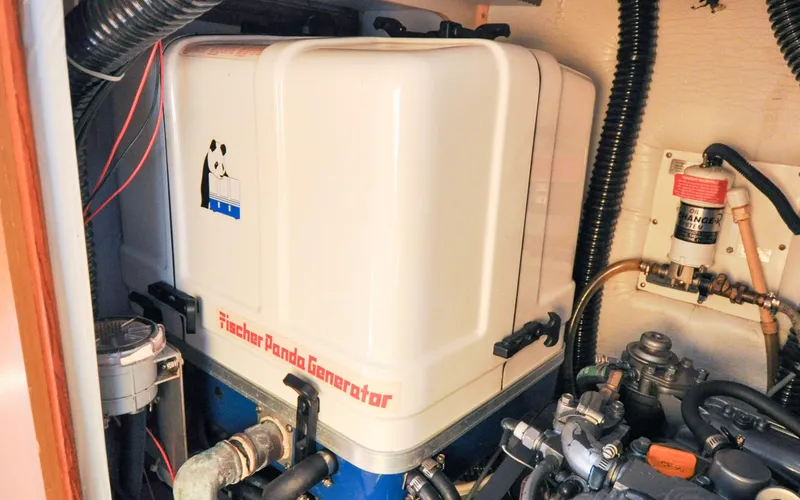 Slide: The Image of Hunter 45CC - Coralee - Engine Room - Genset - 131