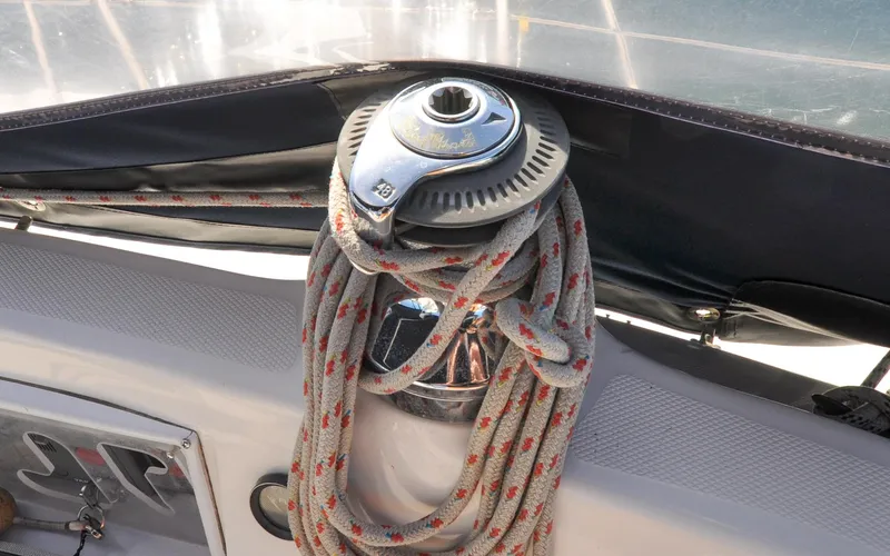 Slide: The Image of Hunter 45CC - Coralee - Cockpit - Primary Winch - 26