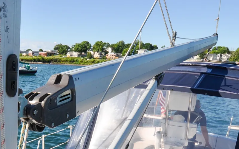 Slide: The Image of Hunter 45CC - Coralee - In Mast Furling Boom - 53