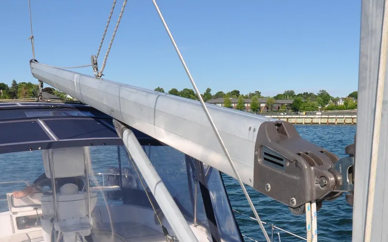 Slide: The Image of Hunter 45CC - Coralee - In Mast Furling Boom - 54