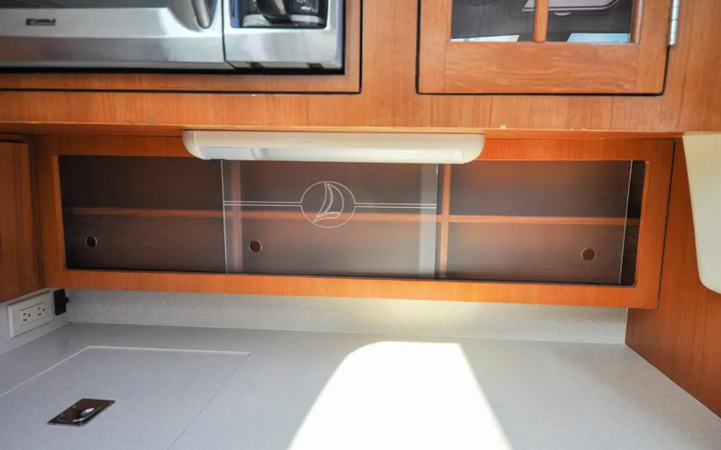 Slide: The Image of Hunter 45CC - Coralee - Galley - Storage - 61