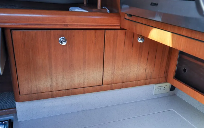 Slide: The Image of Hunter 45CC - Coralee - Galley - Storage - 63