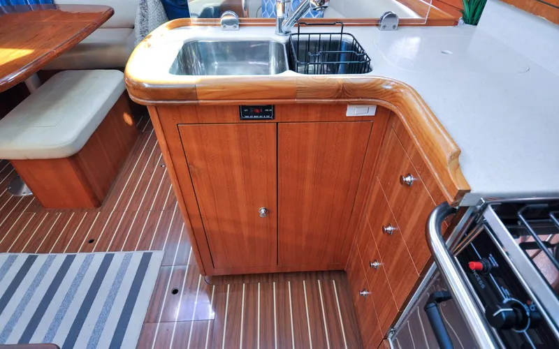 Slide: The Image of Hunter 45CC - Coralee - Galley - Storage - 72