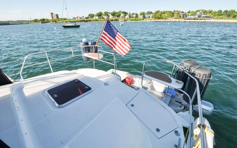 Slide: The Image of Hunter 45CC - Coralee - Aft Deck - 8