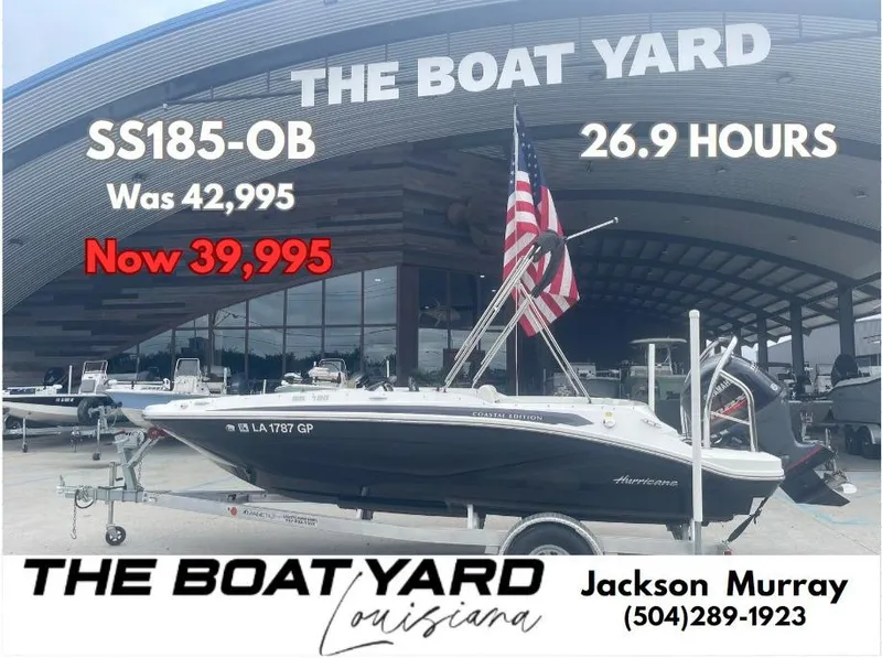 The Image of 2022 Hurricane SS185 OB boat for sale at The Boat Yard, Louisiana. - 0