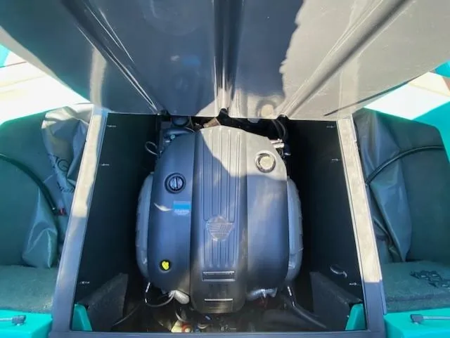 Slide: The Image of 2022 Axis Wake Research T250 engine compartment with open cover. - 21