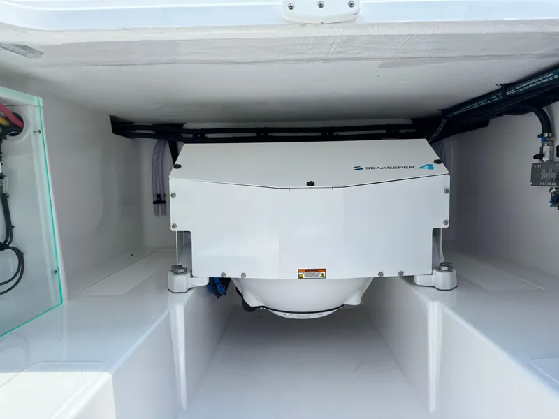 Slide: The Image of 2025 Mag Bay 43 CC engine compartment showcasing modern equipment. - 30