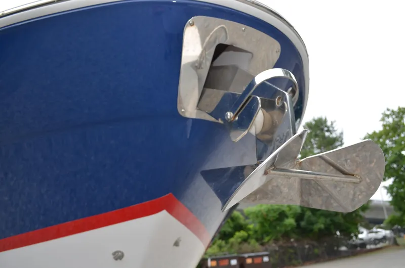 Slide: The Image of Close-up of 2013 Four Winns H310 boat anchor and bow. - 7