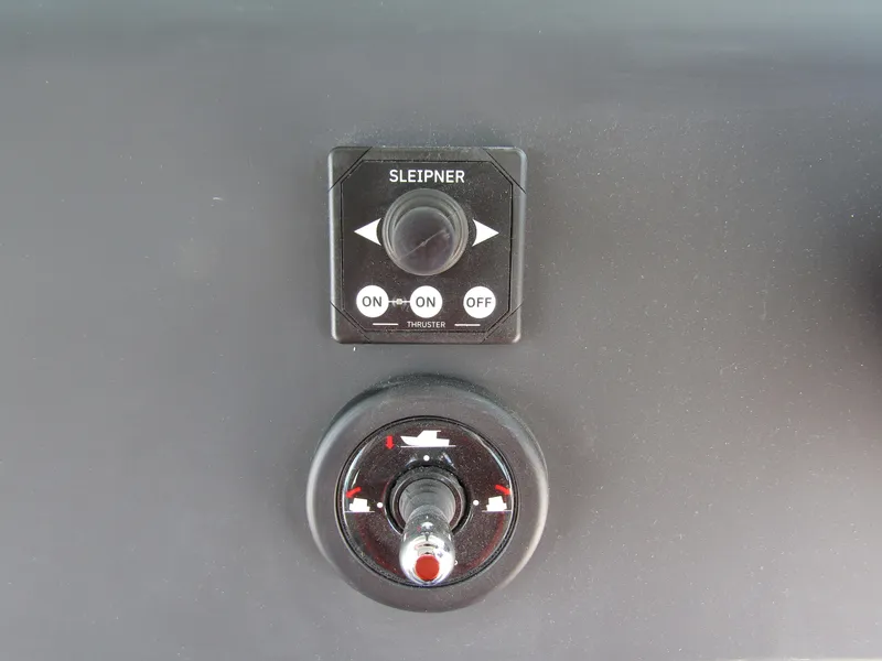 Slide: The Image of Control panel of 2024 Axopar 37XC CROSS CABIN with Sleipner thruster. - 16
