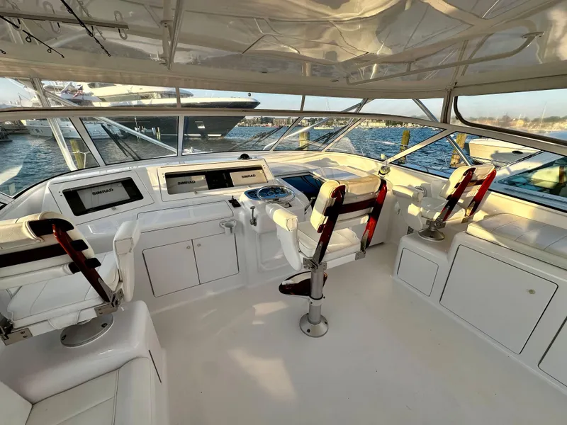 Slide: The Image of 2005 Viking Yachts 45’ Open Express “SHANGRI LA DE DAH” Offered by Northstar Yacht Sales - Please Contact: Chris Carney, CPYB at 401-633-2070 - 26