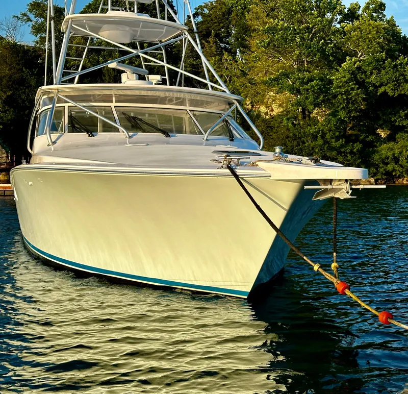 Slide: The Image of 2005 Viking Yachts 45’ Open Express “SHANGRI LA DE DAH” Offered by Northstar Yacht Sales - Please Contact: Chris Carney, CPYB at 401-633-2070 - 3