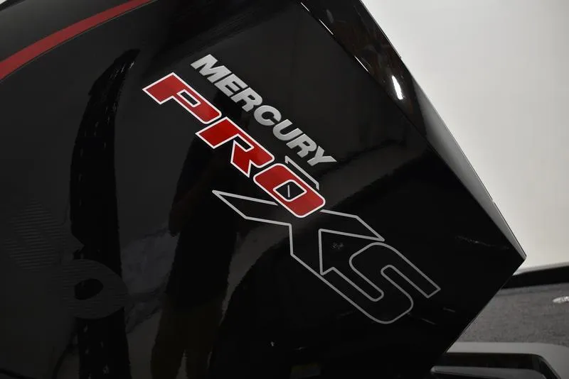 Slide: The Image of 2023 iKon LX21 Mercury Pro XS outboard motor close-up - 15