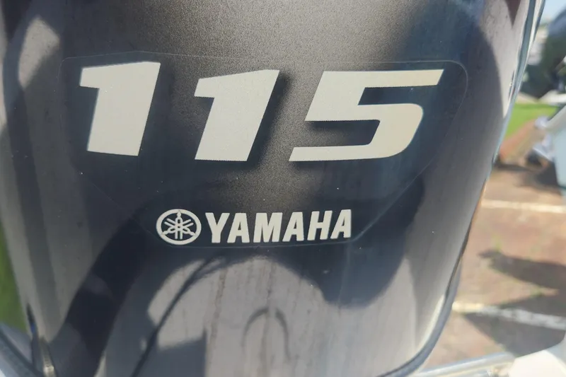 Slide: The Image of Yamaha 115 outboard motor on a 2020 Cape Horn 17 boat. - 3