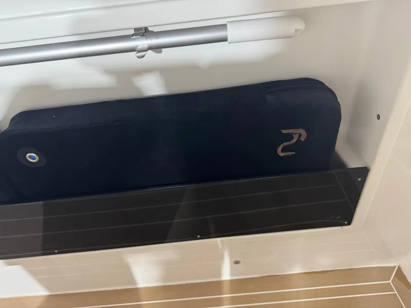 Slide: The Image of Storage compartment on Nassima Yacht N40, 2025 model. - 20