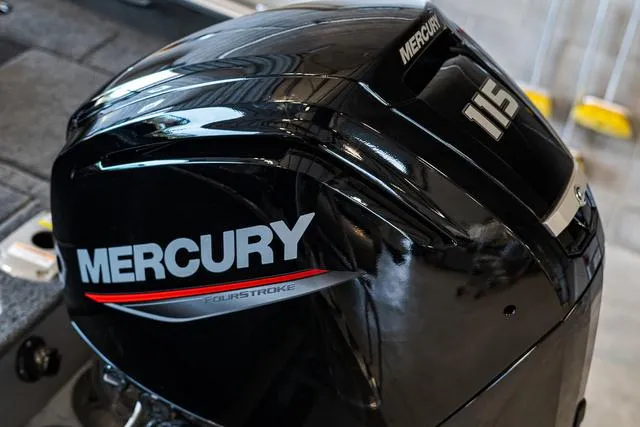 Slide: The Image of Mercury 115 FourStroke engine on 2024 Lund 1775 Impact XS Sport boat. - 20