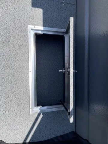 Slide: The Image of Open storage compartment on 2024 Thunder Jet Alexis OS 22' boat. - 18