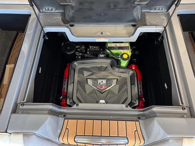 Slide: The Image of 2024 Nautique Super Air Nautique G23 engine compartment with PCM engine. - 16