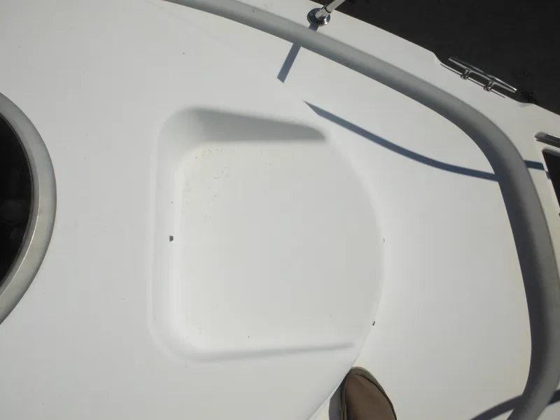 Slide: The Image of Close-up of the deck on a 2000 Seaswirl 2300 Walk Around boat. - 30