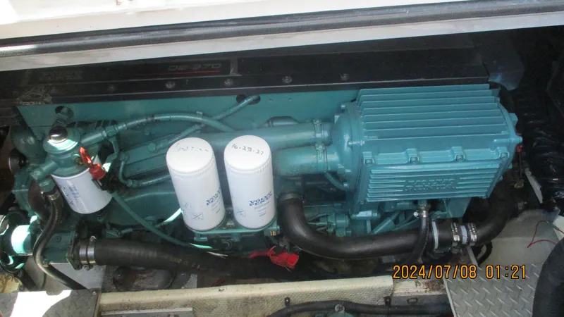Slide: The Image of Engine of a 2007 Regal 4080 Sportyacht, photographed on July 8, 2024. - 36