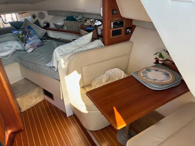 Slide: The Image of Close-up of 2001 Tiara Yachts 2900 Open tachometer showing 657 engine hours. - 19