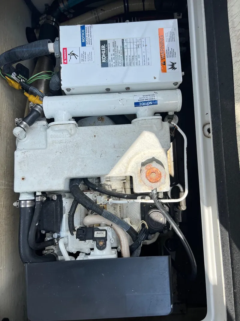 Slide: The Image of Engine compartment of a 2007 Formula 310SS boat. - 8