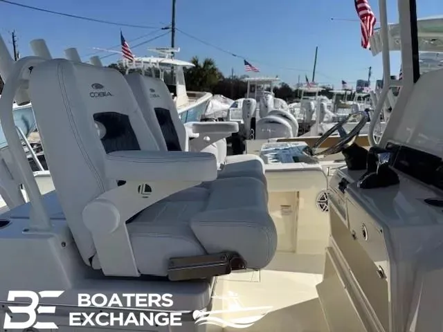 Slide: The Image of 2025 Cobia 265 Center Console with luxurious outdoor seating. - 6