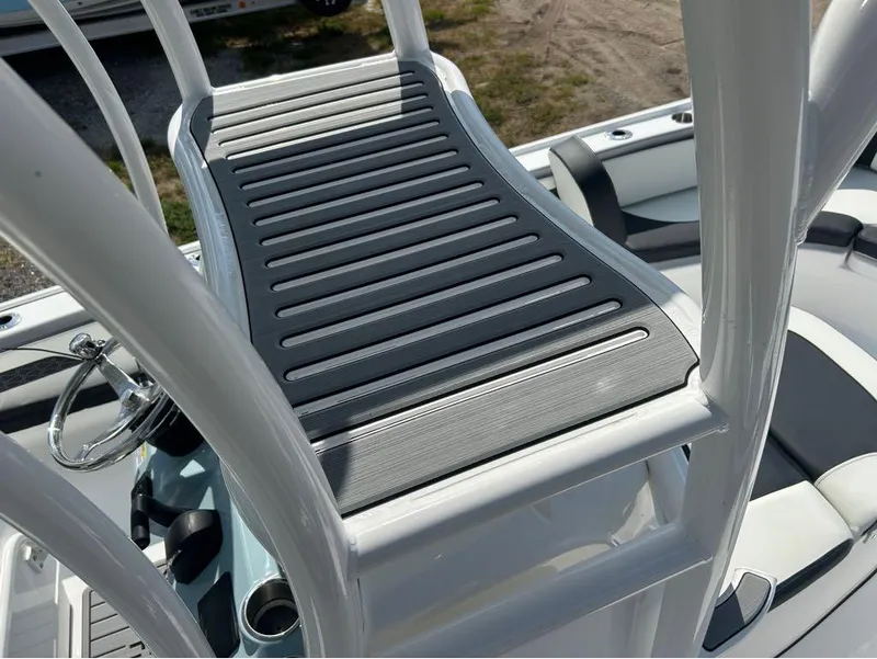 Slide: The Image of 2025 Tidewater 2700 Carolina Bay boat interior with sleek design and modern features. - 9