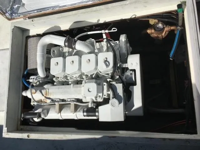 Slide: The Image of Engine of a 1968 Dyer 29 Bass Boat. - 15