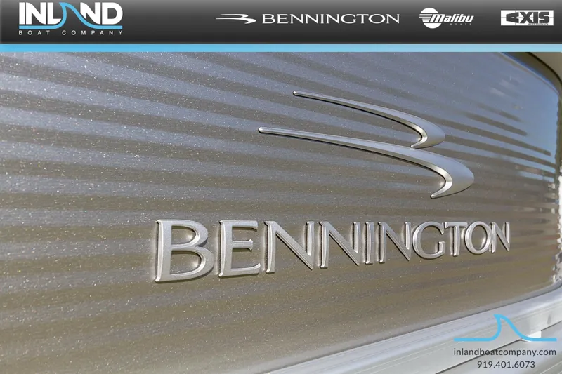 Slide: The Image of 2023 Bennington 22 SXSR boat logo at Inland Boat Company. - 5
