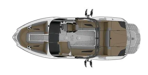 Slide: The Image of 2024 MasterCraft NXT23 boat interior layout, top view - 13