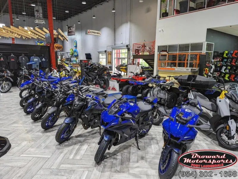 Slide: The Image of Showroom with Yamaha motorcycles and ATVs, Broward Motorsports, Fort Lauderdale. - 24