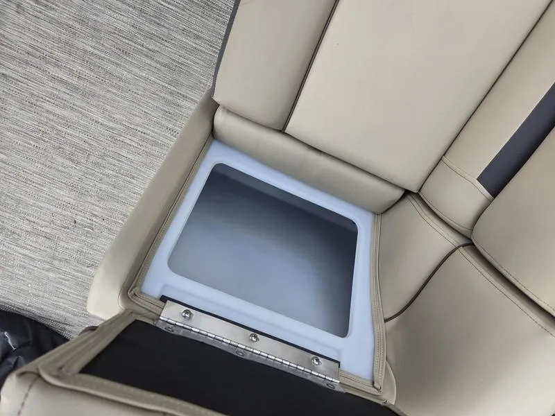 Slide: The Image of Interior view of 2024 Godfrey Sweetwater 2086 C boat with battery and cables. - 16