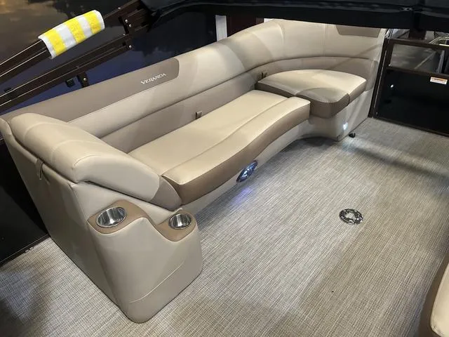 Slide: The Image of Luxurious seating area on the 2025 Veranda VR25RC with Yamaha 250 SHO boat. - 33