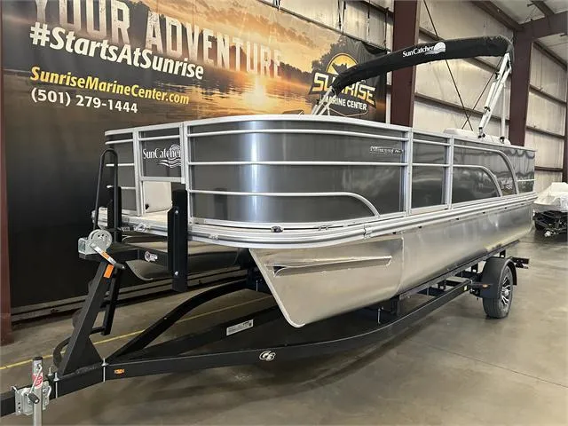 Slide: The Image of Livewell compartment of 2024 SunCatcher 20F with Yamaha 90 SHO outboard. - 13