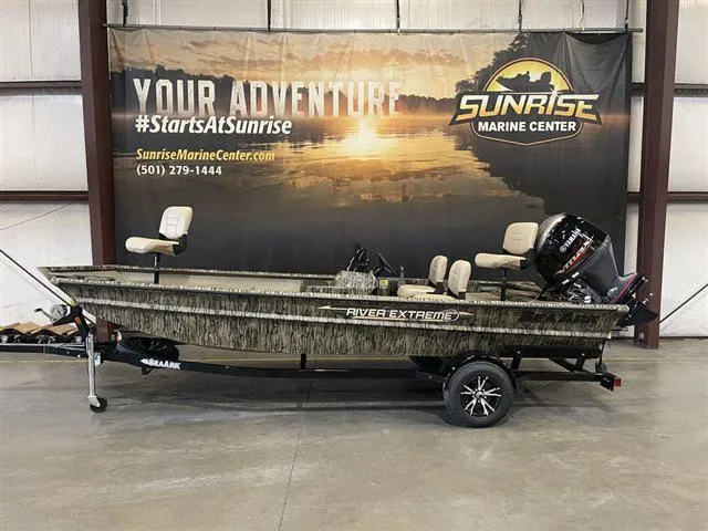 Slide: The Image of 2023 SeaArk RX 180 SC with Yamaha 90 SHO at Sunrise Marine Center. - 1