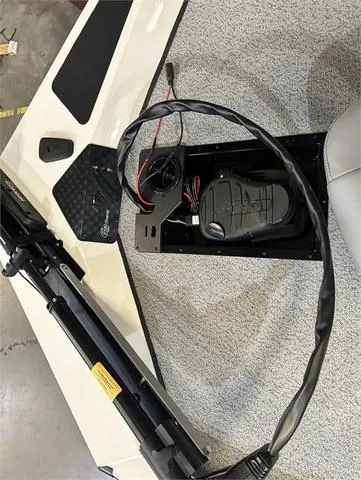 Slide: The Image of 2024 G3 Sportsman 1710 W/Yamaha 90 HP SHO boat interior with control panel. - 6