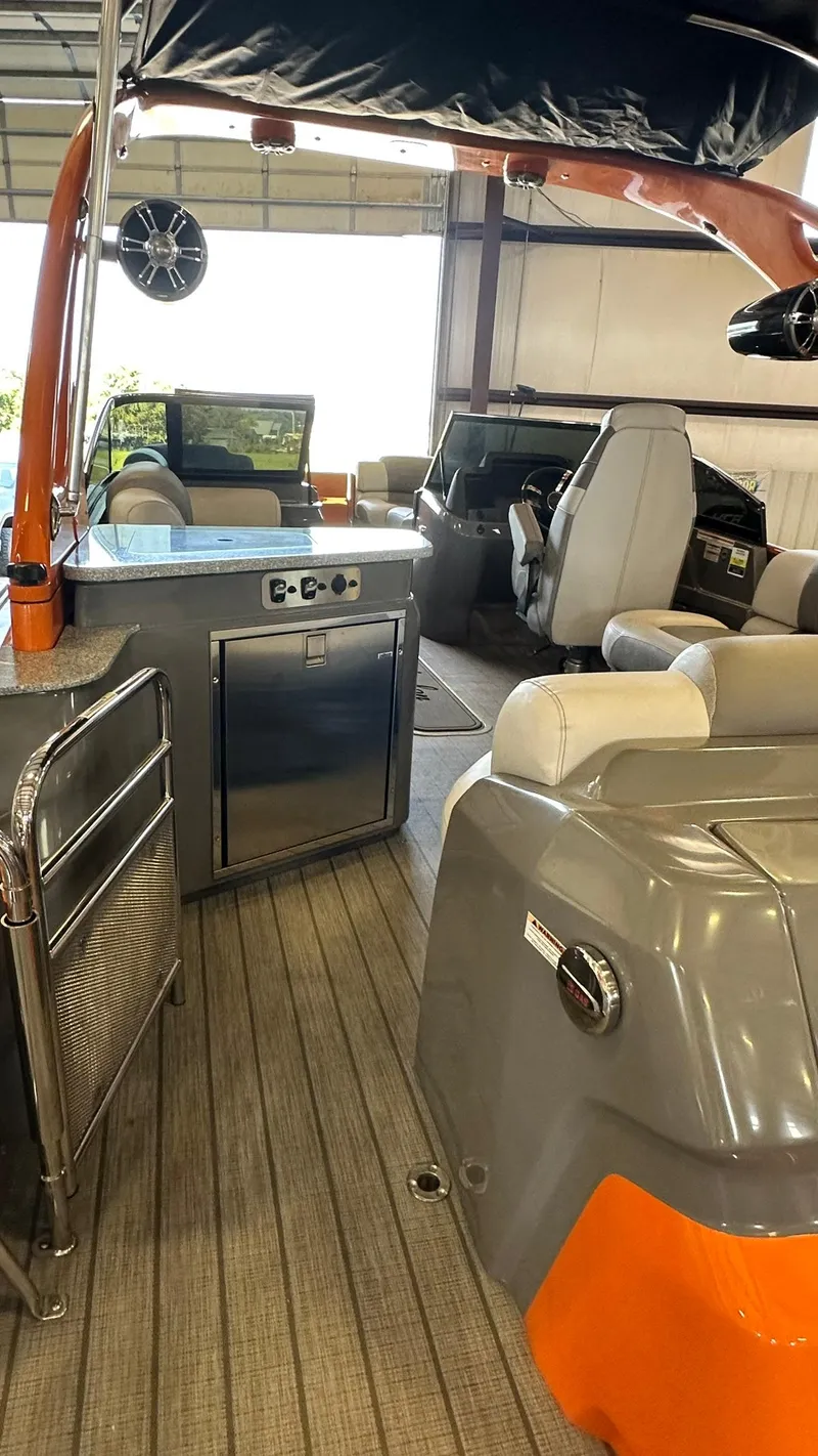 Slide: The Image of 2023 Avalon Excalibur Elite Windshield interior with modern amenities and sleek design. - 8