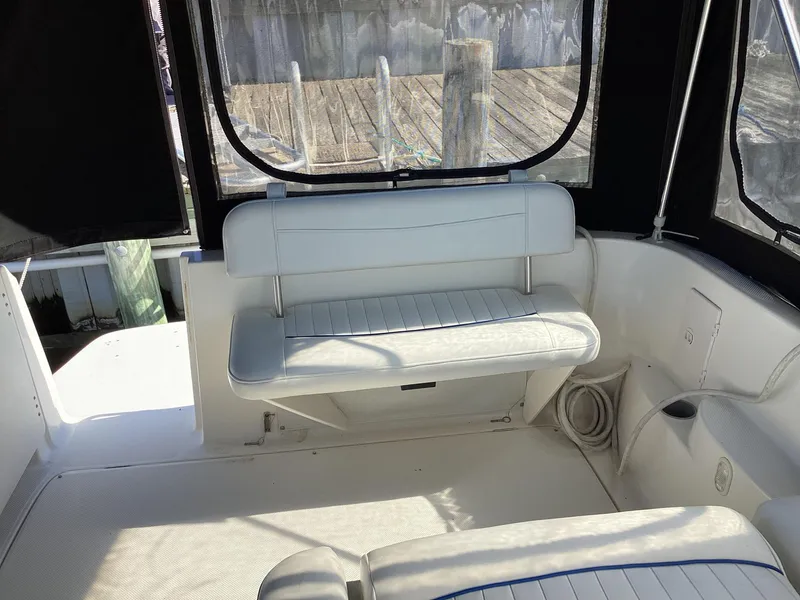 Slide: The Image of Interior seating area of a 2004 Bayliner 2655 Ciera boat. - 5