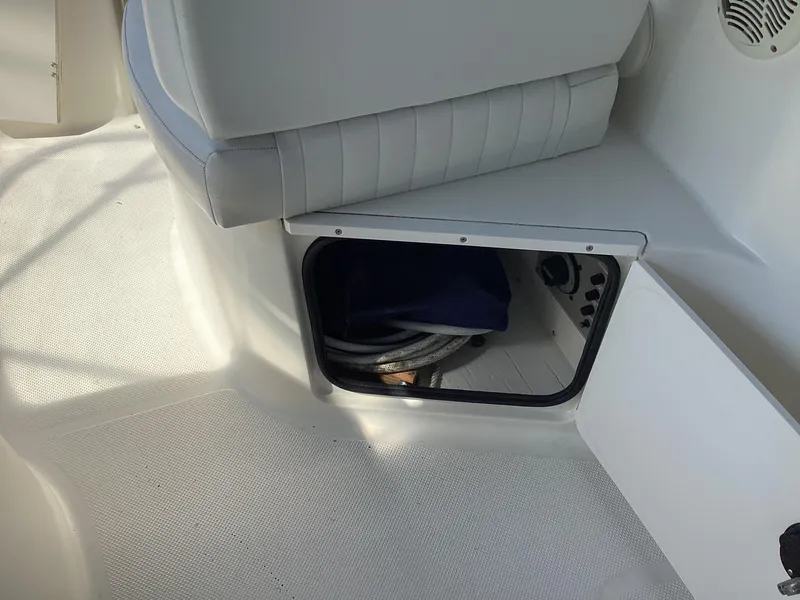 Slide: The Image of Storage compartment on a 2004 Bayliner 2655 Ciera boat. - 10