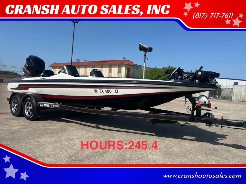 Slide: The Image of 2016 Skeeter ZX 250 boat for sale at Cransh Auto Sales, 245.4 hours used. - 0