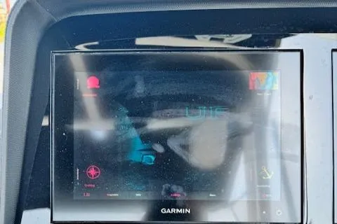 Slide: The Image of 2022 Cobalt R6 Surf boat Garmin navigation display. - 15