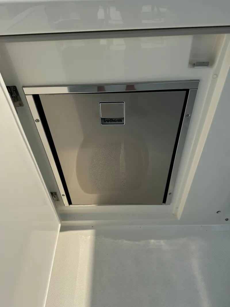 Slide: The Image of Stainless steel door on 2023 Absolute 52 Navetta yacht. - 33