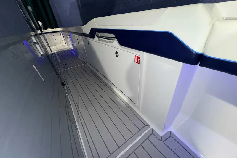 Slide: The Image of 2025 Formula 387 Center Console Fish boat interior with sleek design and modern features. - 51