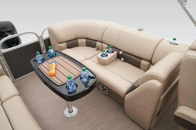 Slide: The Image of Sun Tracker Party Barge 22 DLX 2023 - 24