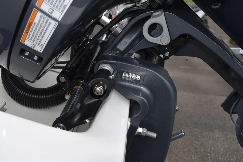 Slide: The Image of Close-up of 2025 Key West 239 FS boat engine components. - 44